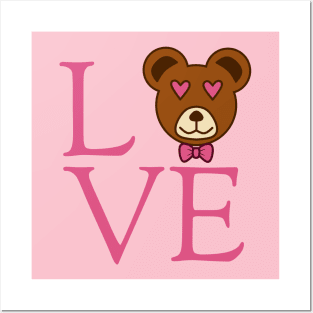 cute love bears Posters and Art